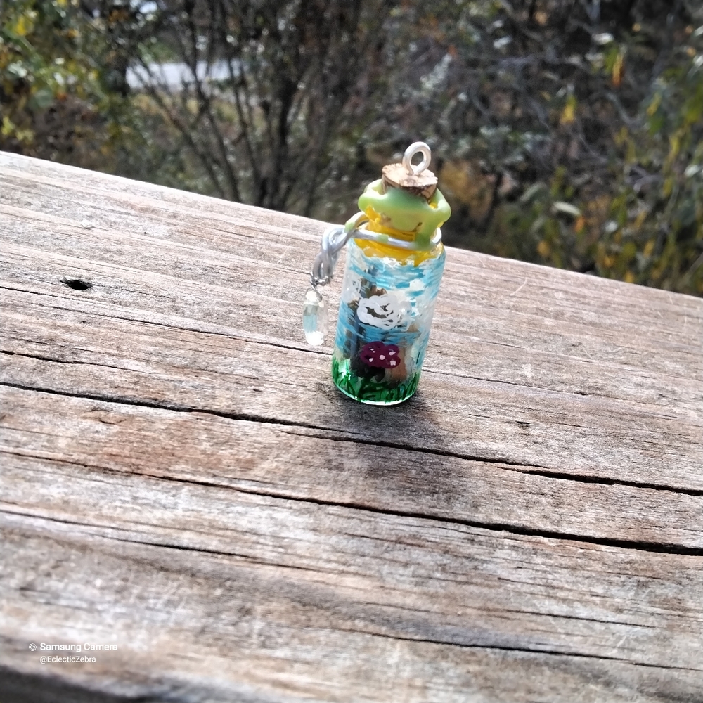 OOAK Protection spell bottle - Picture 3 of 4